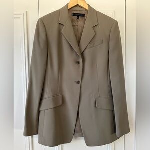 Anne Klein Tan Taupe Blazer, Size 10